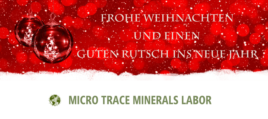 Weihnachtsgrüße von MTM | Micro Trace Minerals!